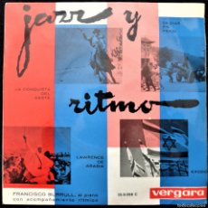 Discos de vinilo: JAZZ Y RITMO · FRANCISCO BURRULL · SINGLE 35.0.058 C · VERGARA 1963