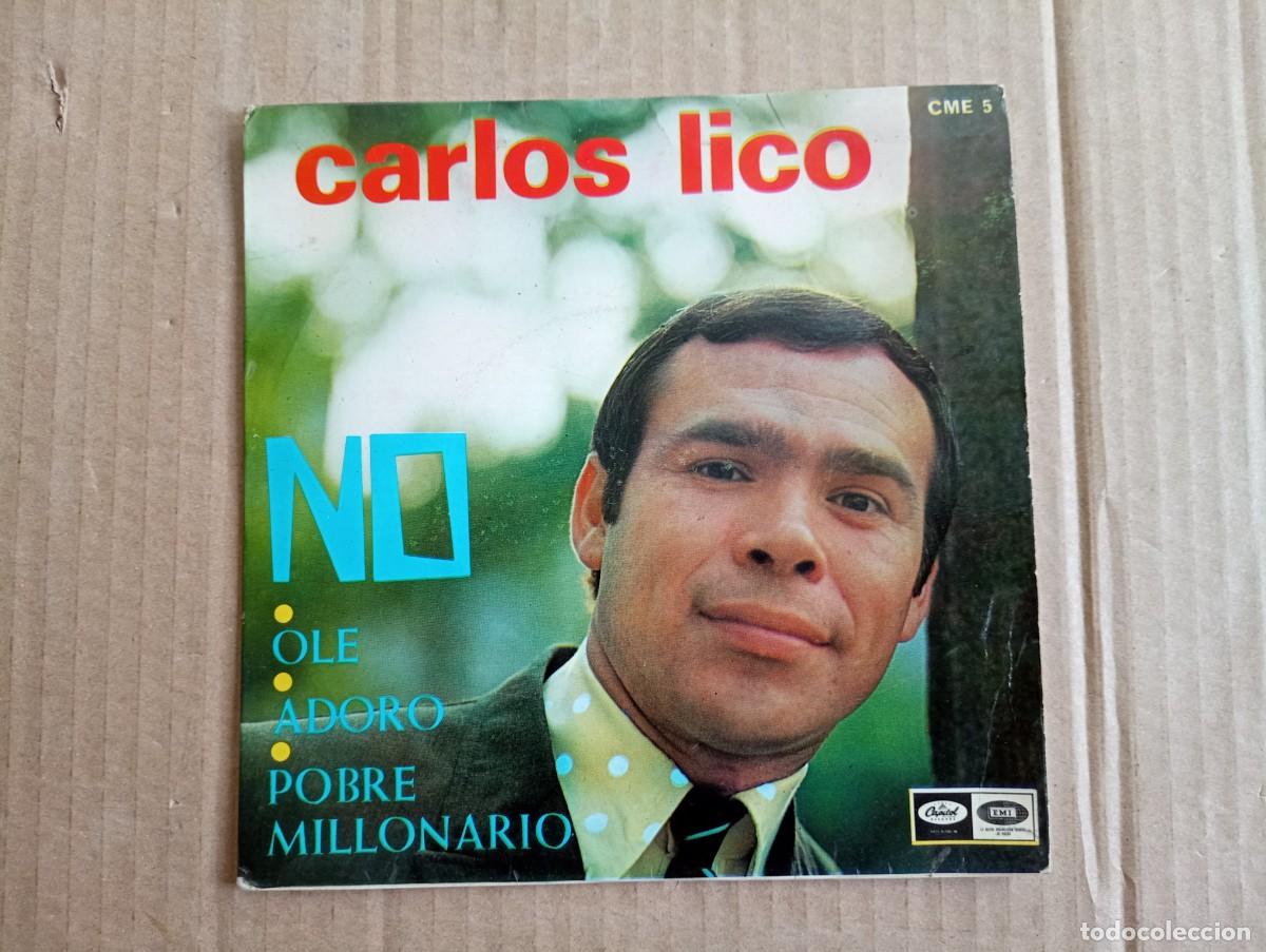 Discos de vinilo: CARLOS LICO - NO EP 4 TEMAS 1967 - Foto 1
