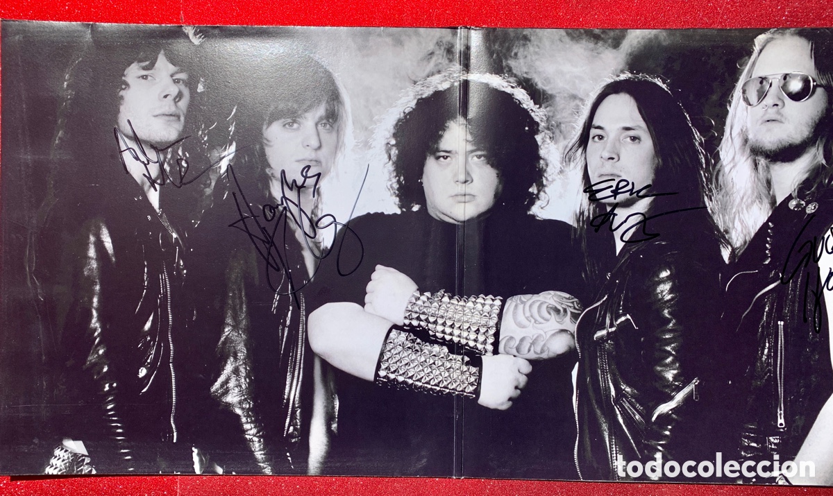 Discos de vinilo: Bullet-Firmado vinilo Bite The Bullet - Foto 3