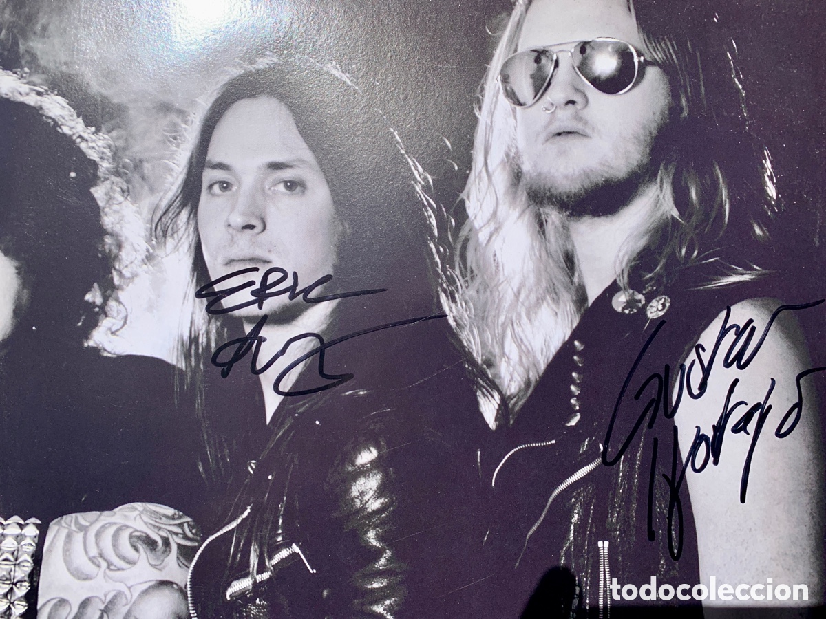 Discos de vinilo: Bullet-Firmado vinilo Bite The Bullet - Foto 6