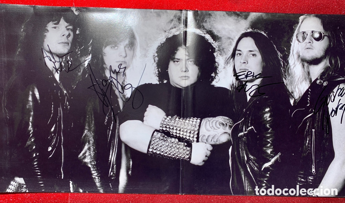 Discos de vinilo: Bullet-Firmado vinilo Bite The Bullet - Foto 8
