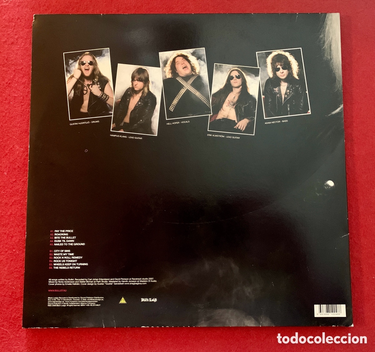Discos de vinilo: Bullet-Firmado vinilo Bite The Bullet - Foto 13