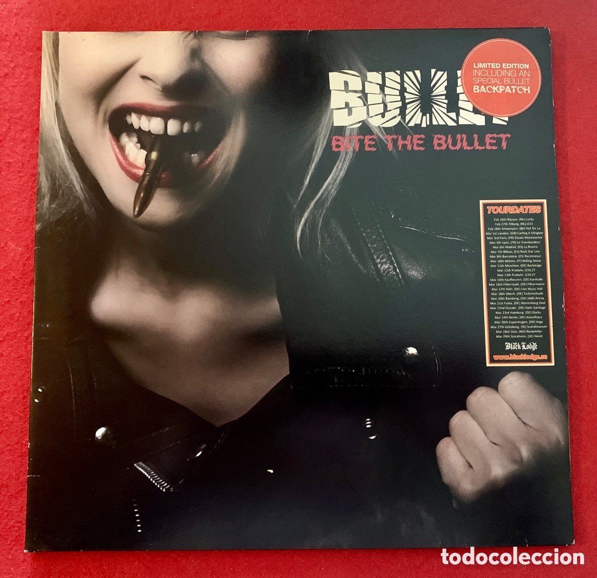 Discos de vinilo: Bullet-Firmado vinilo Bite The Bullet - Foto 1