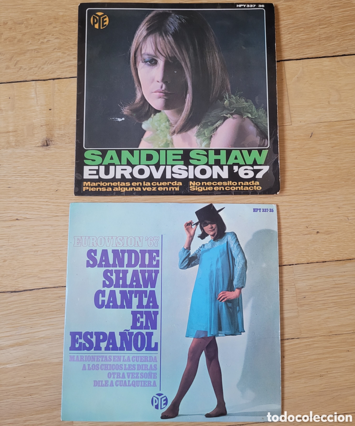 Discos de vinilo: Lote Sandie Shaw 2 Eps - Foto 3