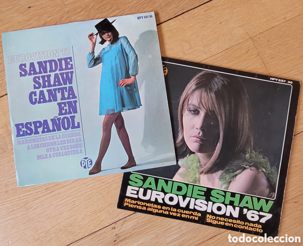 Discos de vinilo: Lote Sandie Shaw 2 Eps - Foto 1