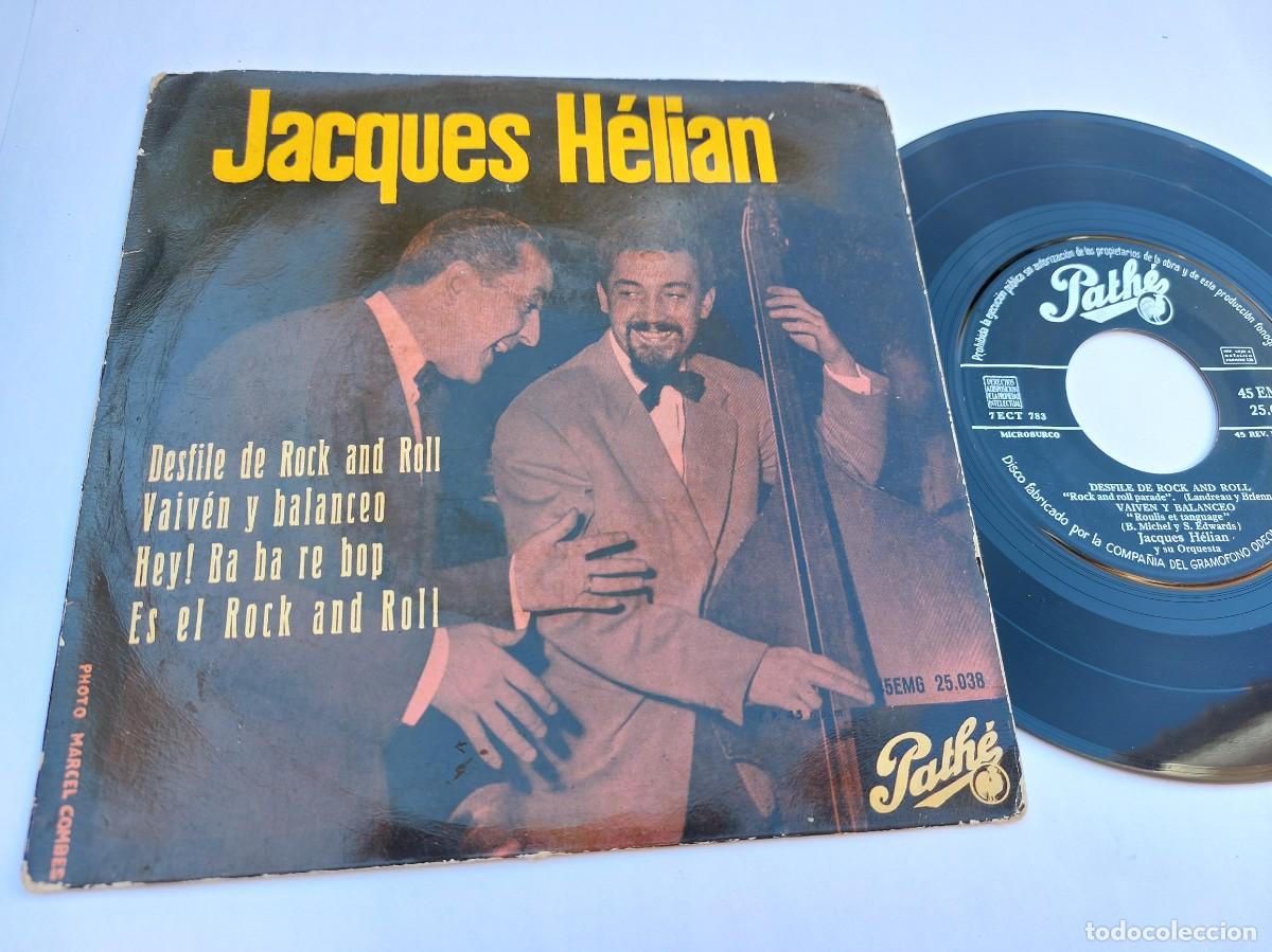 Disques de vinyle: JACQUES HELIAN - EP Spain - DESFILE DE ROCK AND ROLL * PHATE 45EMG 25.038 *