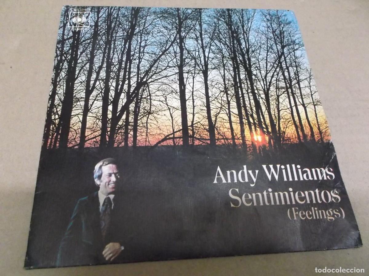 Discos de vinilo: ANDY WILLIAMS (SN) FEELINGS A&Ntilde;O 1975 - Foto 1