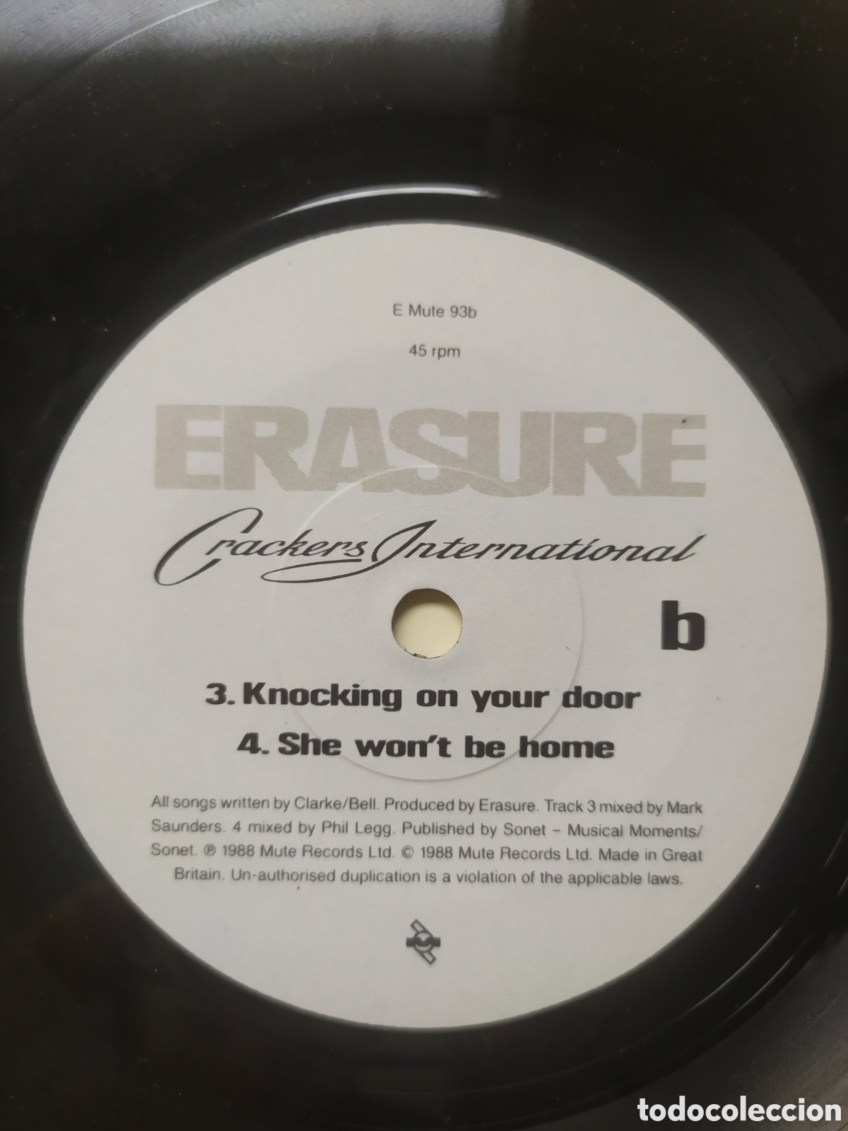 Discos de vinilo: Ep Erasure. Crackers International - Foto 4