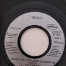 Discos de vinilo: JOSH WINK, HIGHER STATE OF CONSCIOUSNESS,ACID HOUSE,SINGLE VERSION JUKEBOX FESJB 9