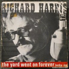Discos de vinilo: RICHARD HARRIS - 7” SPAIN 1968 PROMO - STATESIDE SSL-407 - THE YARD WENT ON FOREVER