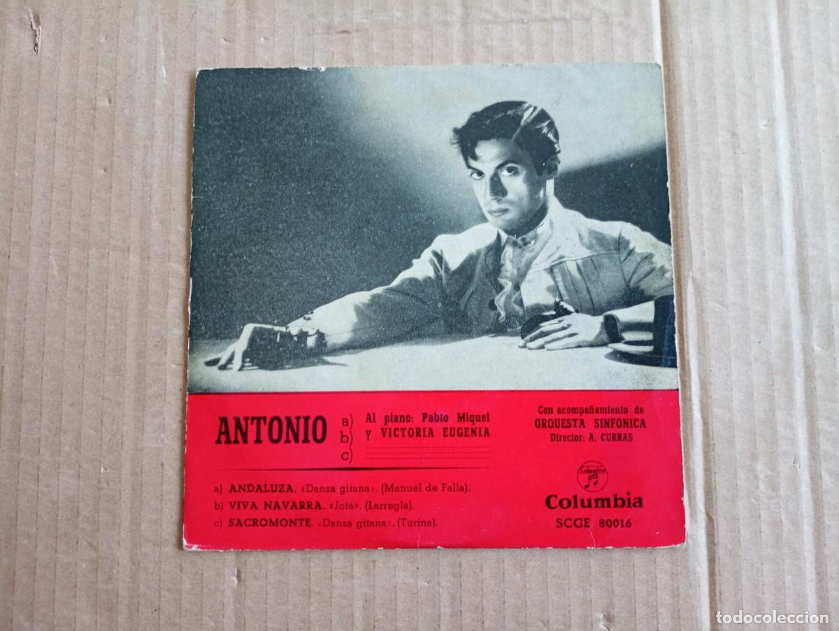 Discos de vinilo: ANTONIO -ANDALUZA EP 4 TEMAS - Foto 1