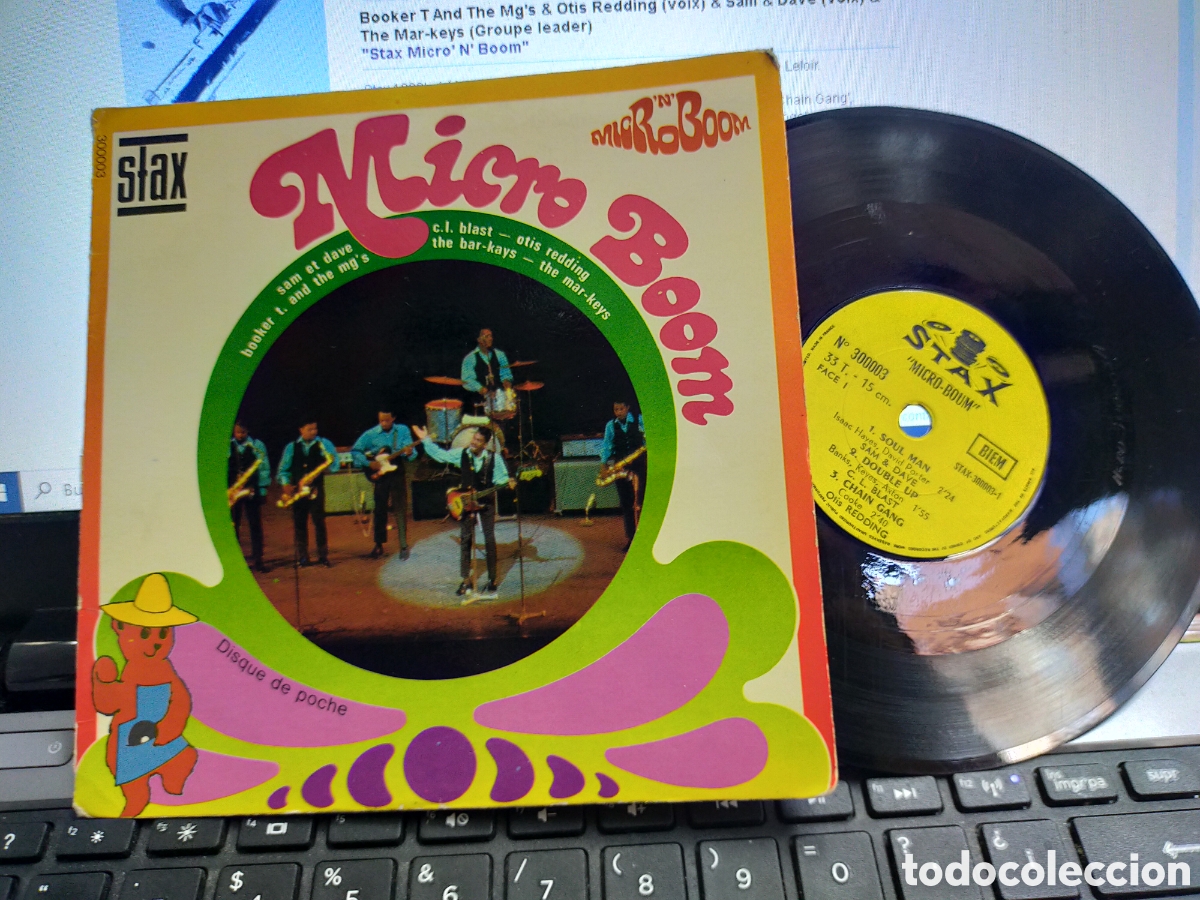Discos de vinilo: Stax micro boom single 15 cm Francia - Foto 1