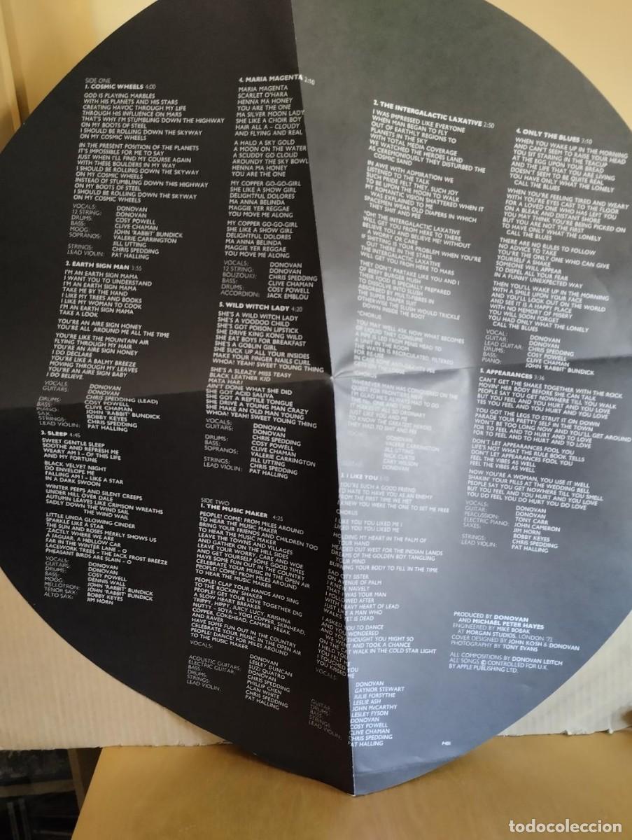 Discos de vinilo: DONOVAN ---- COSMIC WHEELS - Foto 4