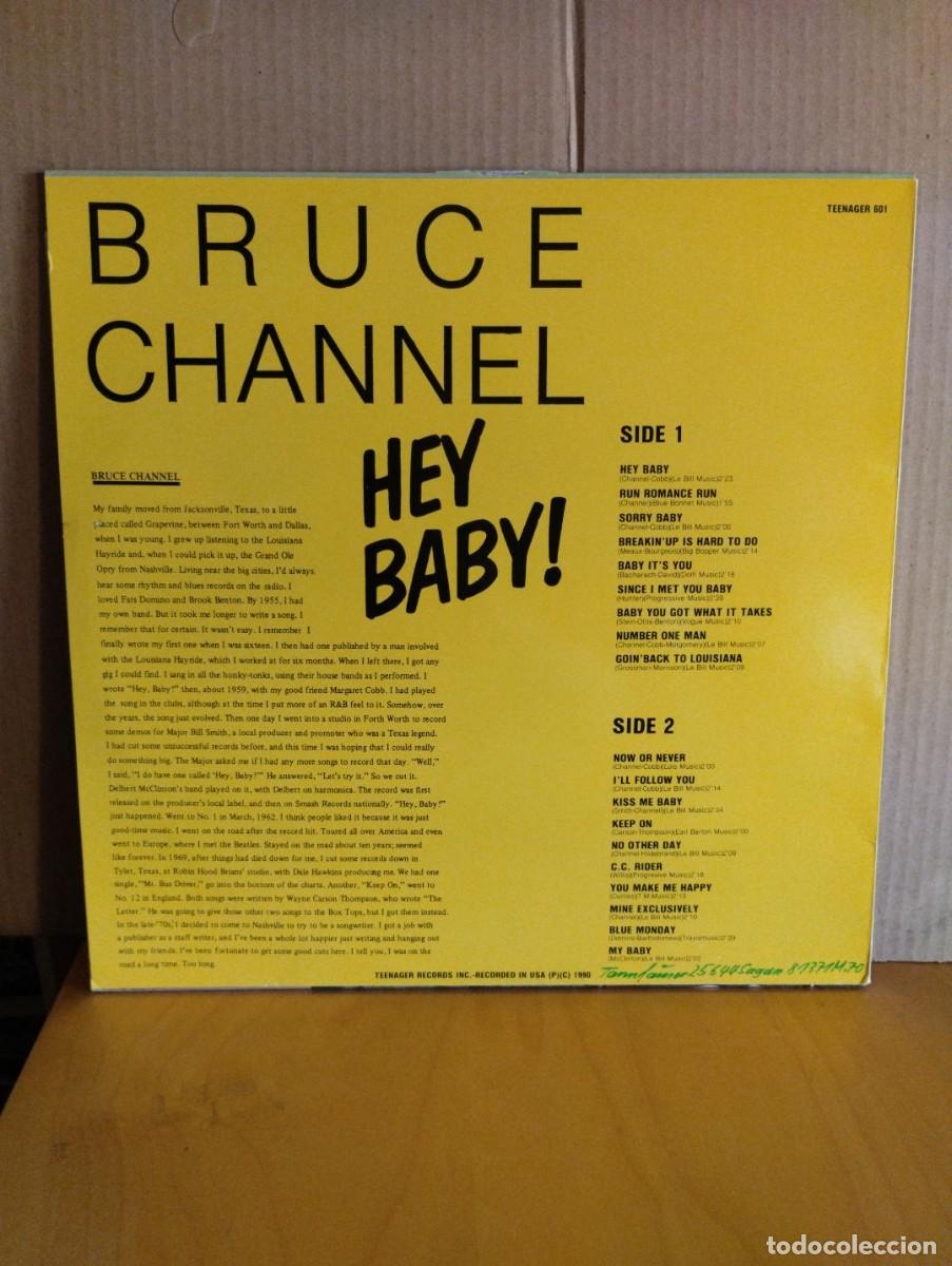Discos de vinilo: BRUCE CHANNEL ---- HEY BABY ! - Foto 2