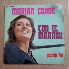 Discos de vinilo: MARIAN CONDE - CON EL MARABU SINGLE 1971