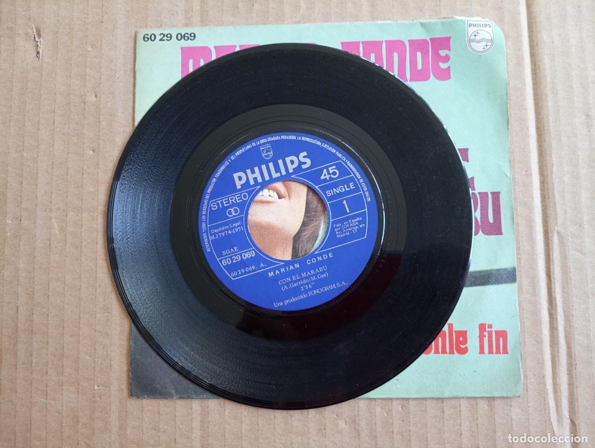 Discos de vinilo: MARIAN CONDE - CON EL MARABU SINGLE 1971 - Foto 2