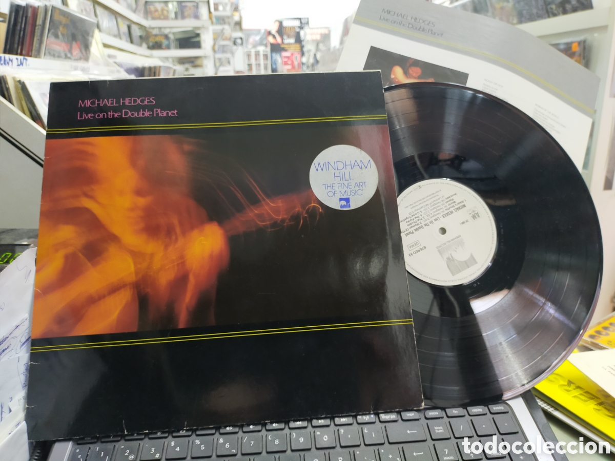 Discos de vinilo: Michael hedges LP live on the double planet 1987 - Foto 1