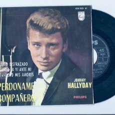 Discos de vinilo: JOHNNY HALLYDAY. PERDÓNAME COMPAÑERO (VINILO EP 1964)
