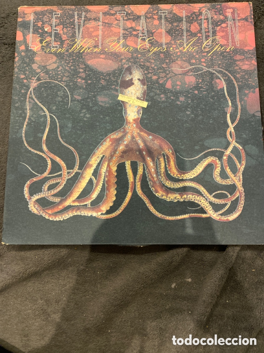 Discos de vinilo: LEVITATION - EVEN WHEN YOUR EYES ARE OPEN LP 1993 - Foto 1