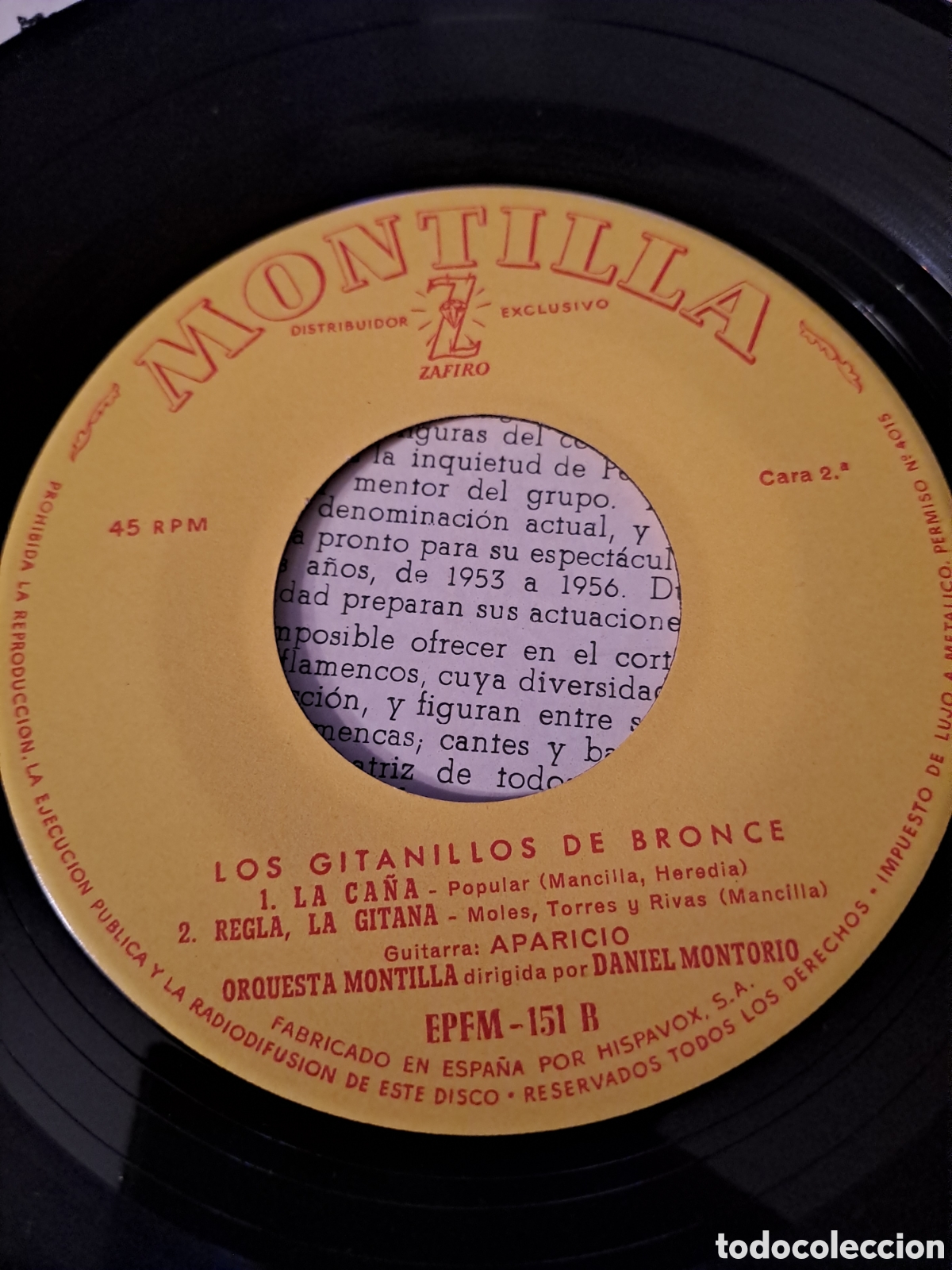 Discos de vinilo: IMPECABLE!!! LOS GITANILLOS DE BRONCE. GITANILLOS SOMOS+ 3. IGS.1 - Foto 3