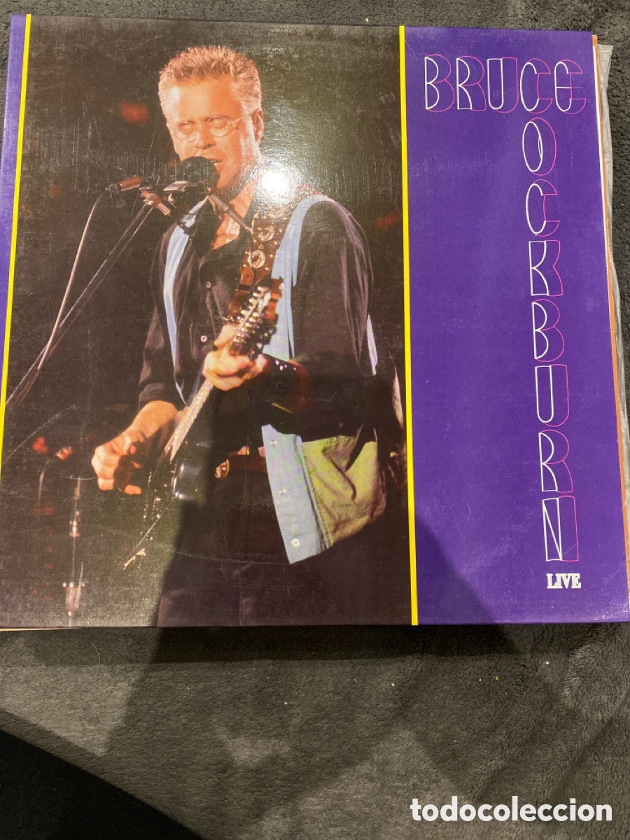 Discos de vinilo: BRUCE COCKBURN - LIVE LP 1990 - Foto 1