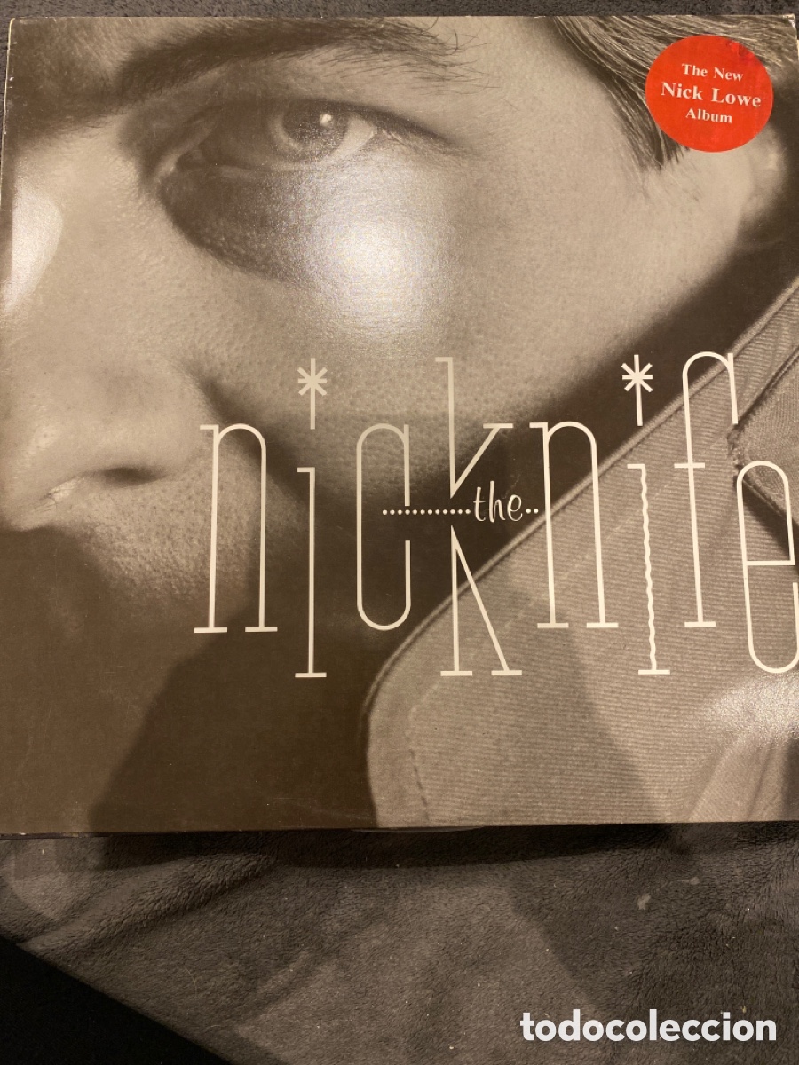 Discos de vinilo: NICK LOWE - NICK THE KNIFE LP - Foto 1