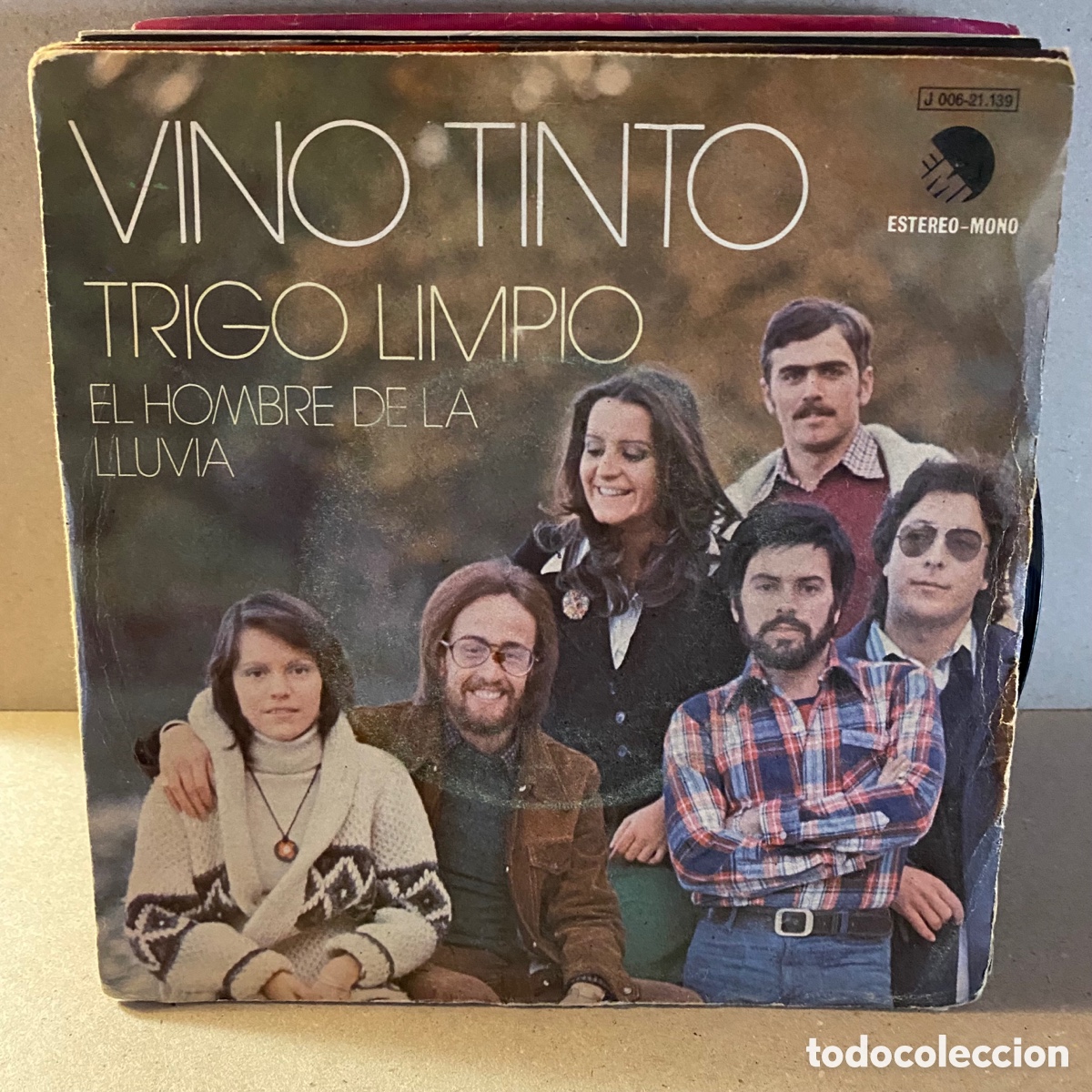 Discos de vinilo: Vino Tinto - Trigo Limpio (7&rdquo;, Single) - Foto 1