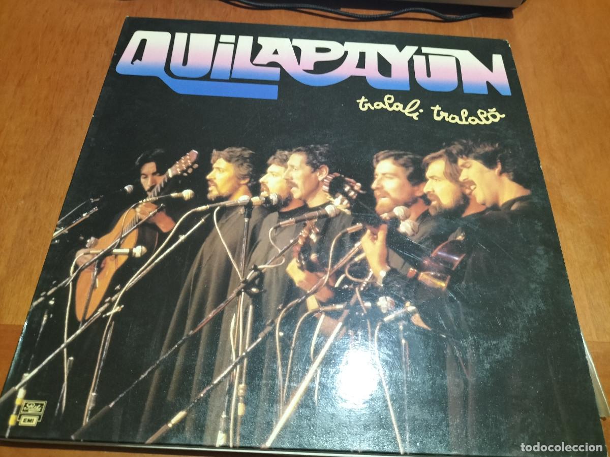 Disques de vinyle: TRALAL&Iacute; TRALAL&Aacute;. QUILAPAYUN. LP Y CARPETA EN BUEN ESTADO.