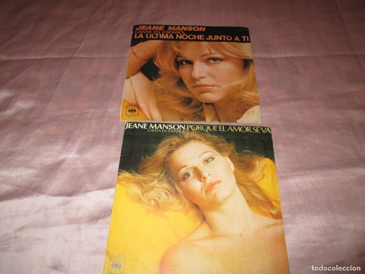 Dischi in vinile: jeane manson - 2 singles cantados en espa&ntilde;ol - ver fotos