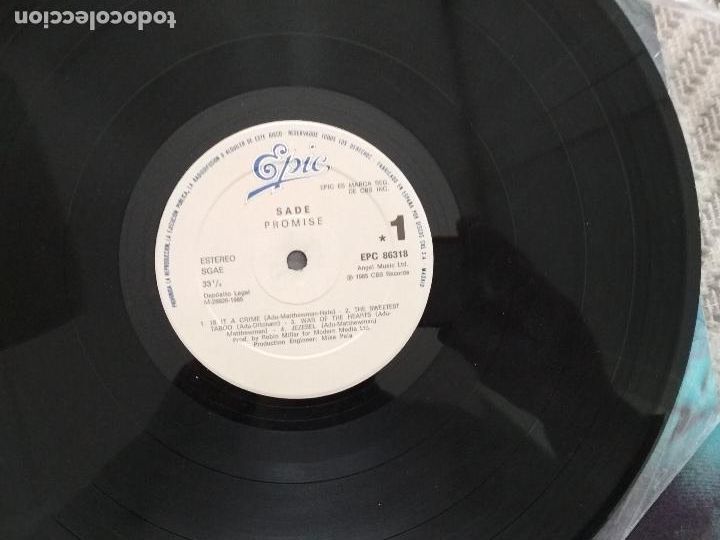 Discos de vinilo: sade, promise, ed espa&ntilde;ola - Foto 2