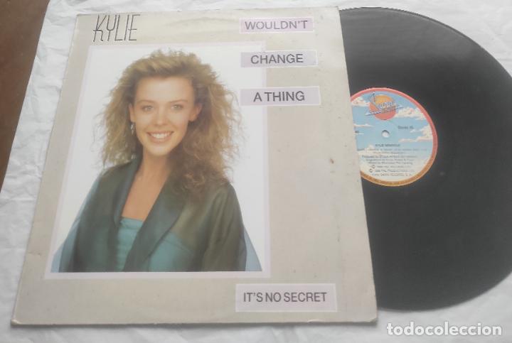 Discos de vinilo: KYLIE MINOGUE - WOULDN'T CHANGE A THING MAXI -ESPA&Ntilde;A-1989-**