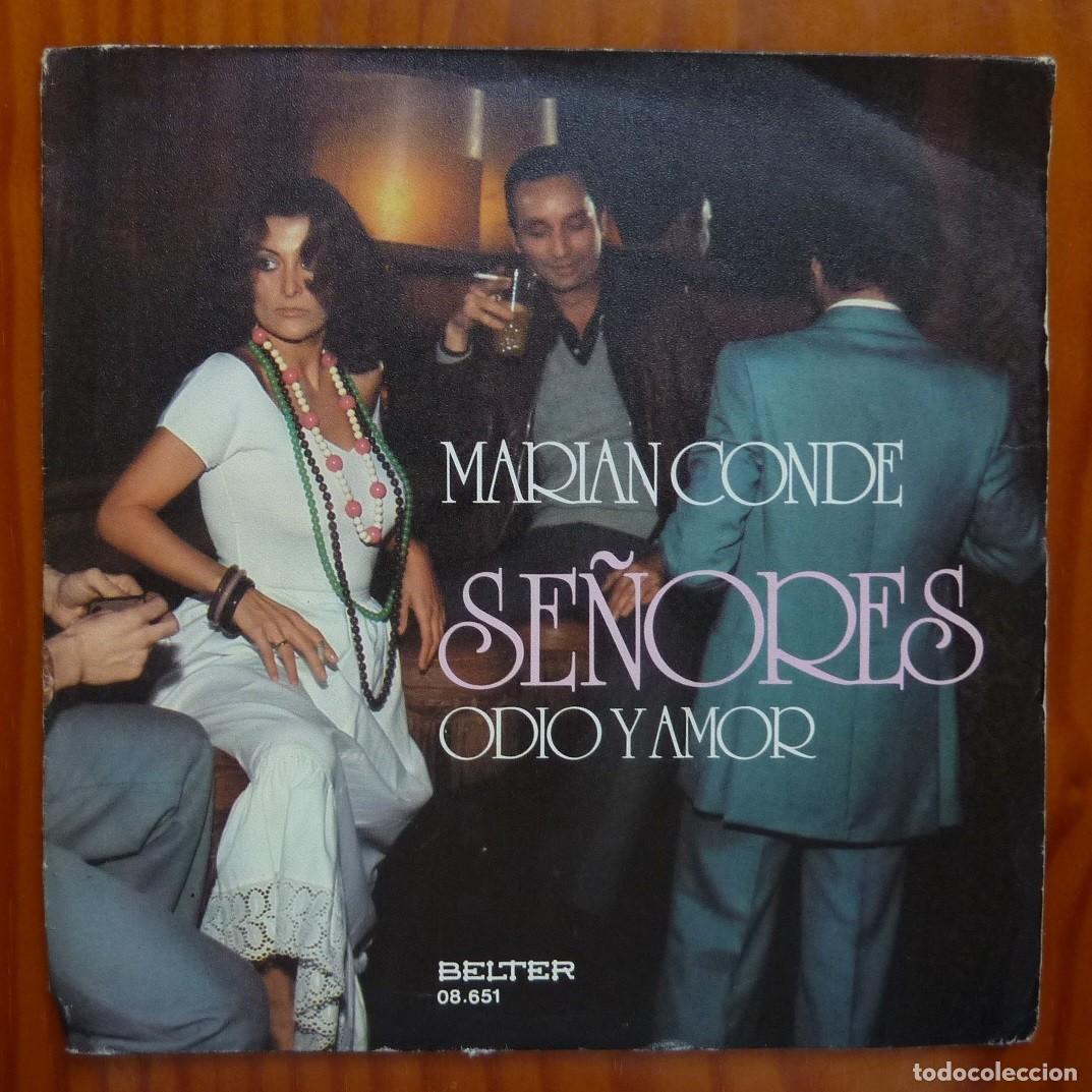 Discos de vinilo: MARIAN CONDE / SE&Ntilde;ORES / 1977 / SINGLE - Foto 1