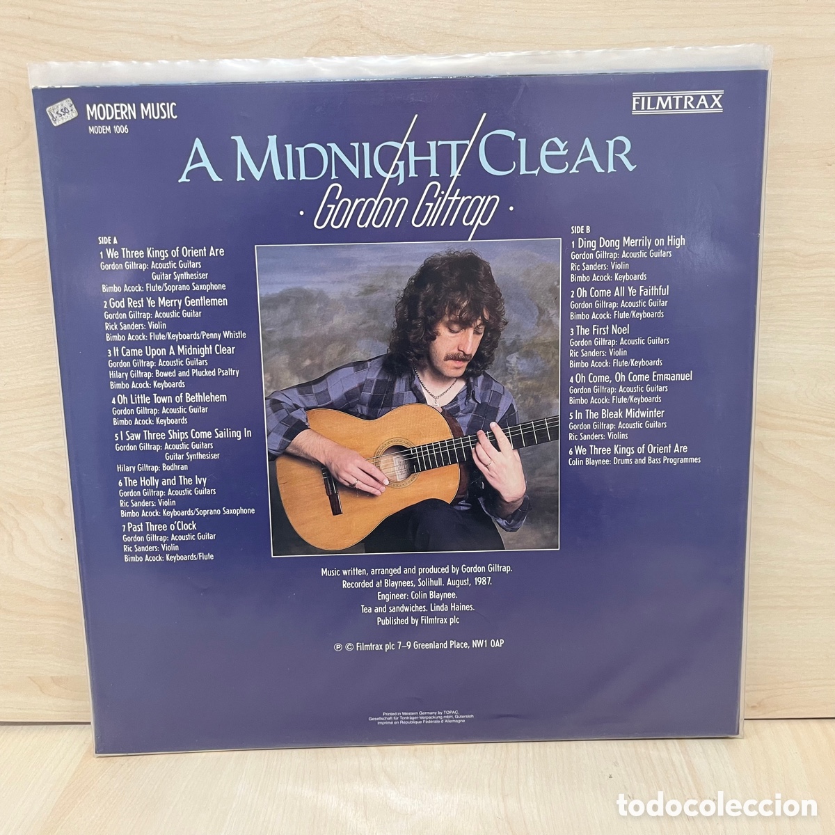 Discos de vinilo: Gordon Giltrap - A Midnight Clear (LP) - Foto 2
