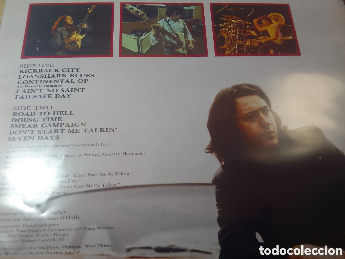 Discos de vinilo: RORY GALLAGHER DEFENDER - Foto 2