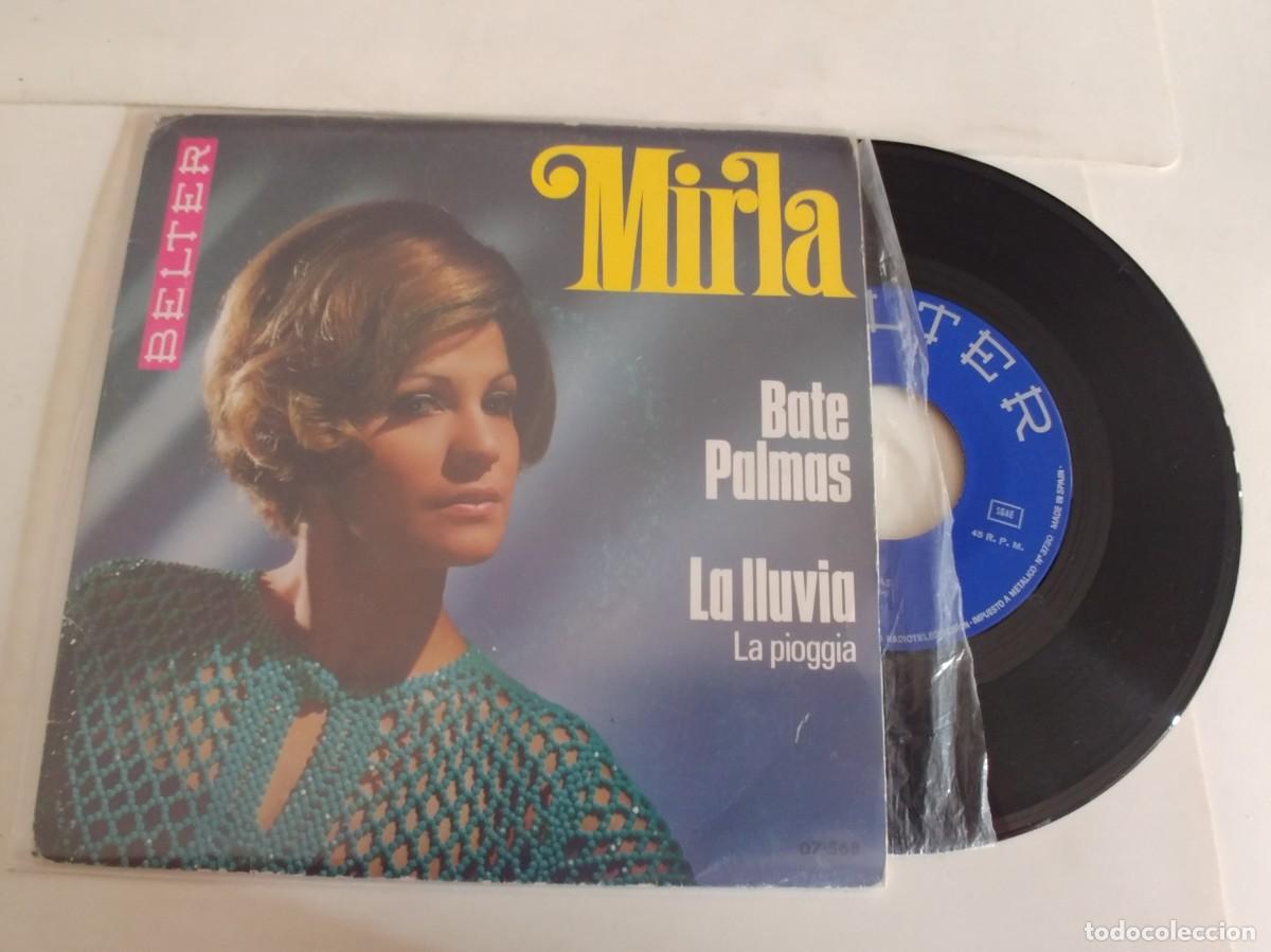 Discos de vinilo: MIRLA-SINGLE BATE PALMAS - Foto 1