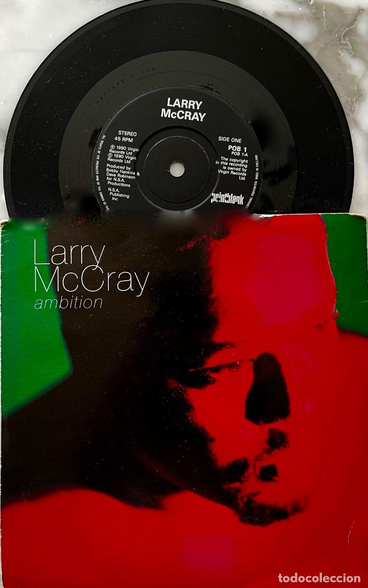 Discos de vinilo: LARRY McCRAY. AMBITION. SINGLE UK 1990 VIRGIN - Foto 1