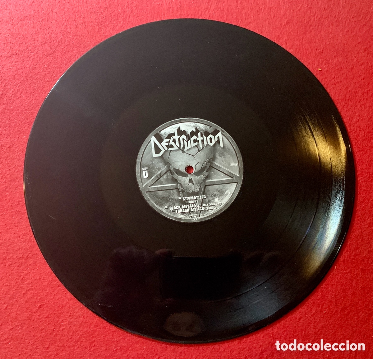 Discos de vinilo: Destruction-Firmado Doble Vinilo &ldquo;Under Attack&rdquo;- - Foto 9