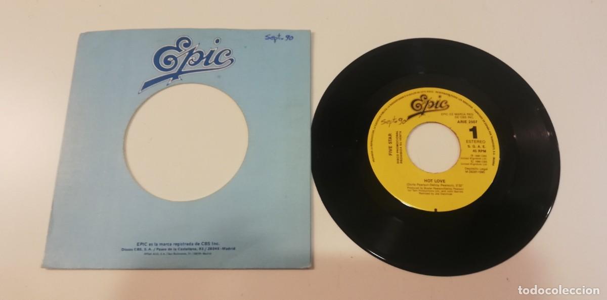 Discos de vinilo: S9- Five Star - Hot Love (7&rdquo;, S/Sided, Promo)- PORT VG DISC VG+