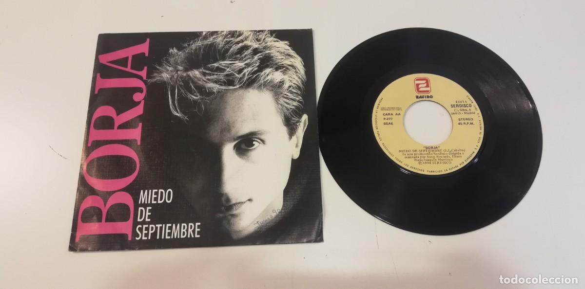 Discos de vinilo: S9- Borja - Miedo De Septiembre (7&rdquo;, Single, Promo)- PORT VG DISC NM