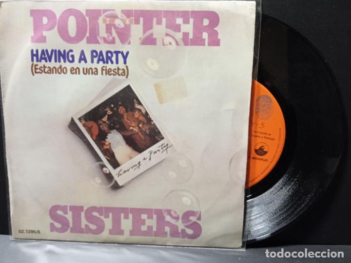 Discos de vinilo: POINTER SISTERS HAVING A PARTY SINGLE SPAIN 1977 PDELUXE - Foto 1