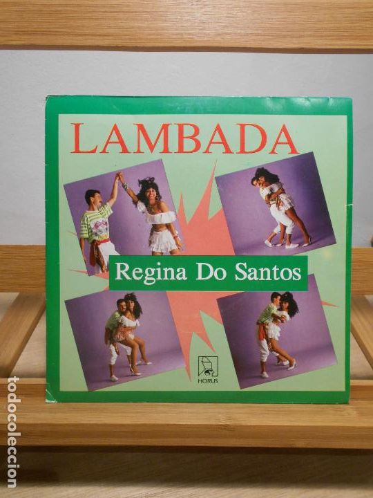 Discos de vinilo: REGINA DO SANTOS (SINGLE) LAMBADA A&Ntilde;O &ndash; 1989 - Foto 1