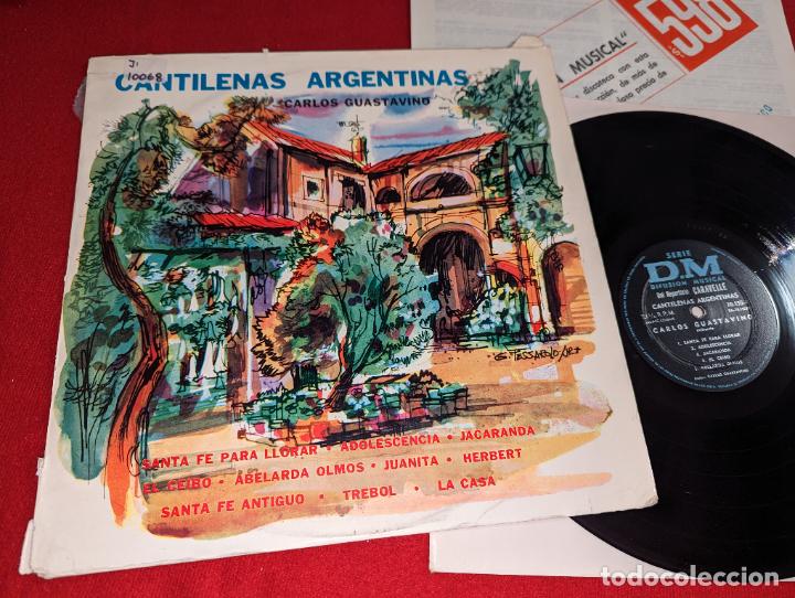 Dischi in vinile: CARLOS GUSTAVINO Cantinelas argentinas LP 196? Serie DM ARGENTINA