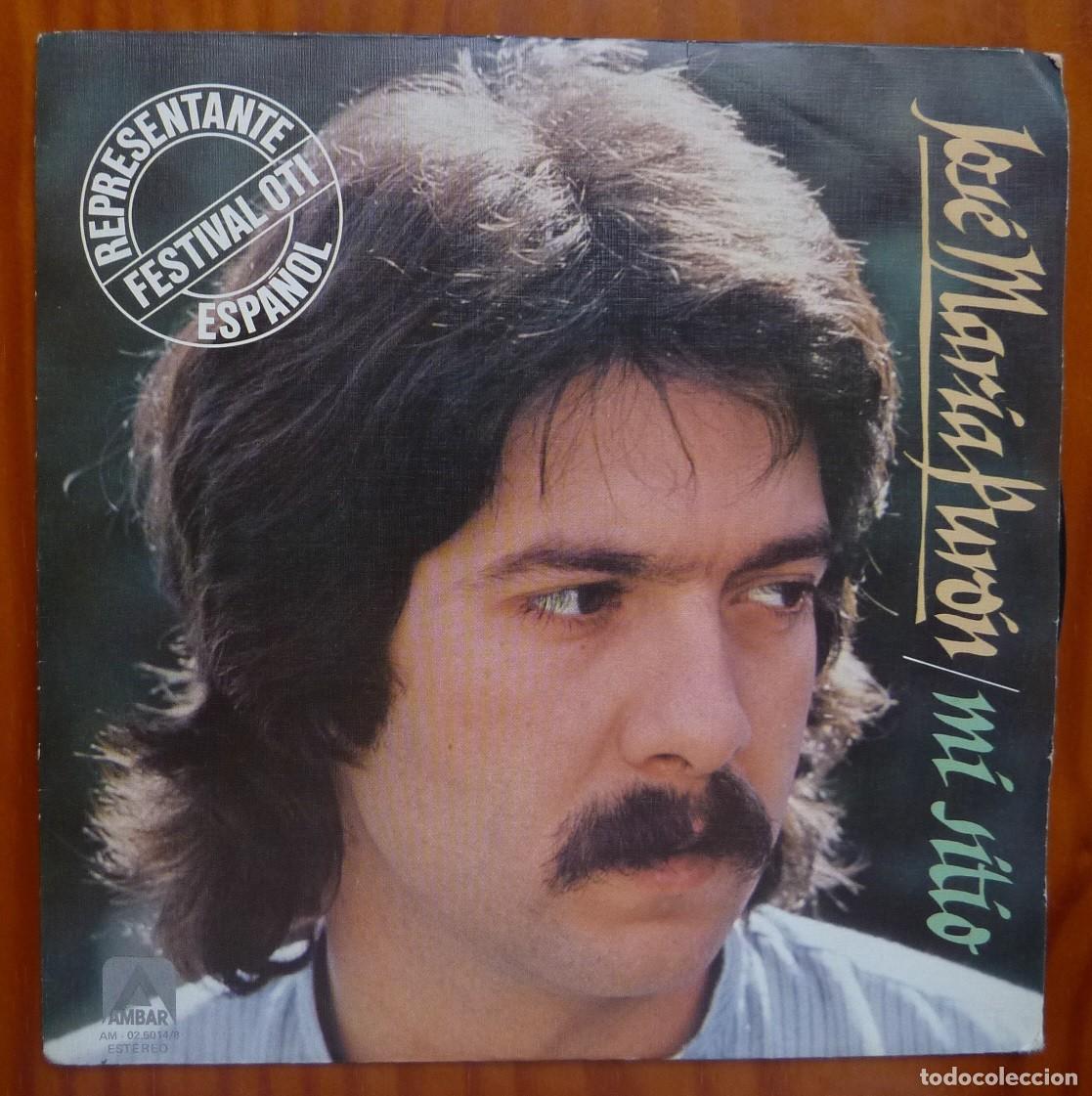 Discos de vinilo: JOSE MARIA PURON / MI SITIO / 1978 / SINGLE - Foto 1
