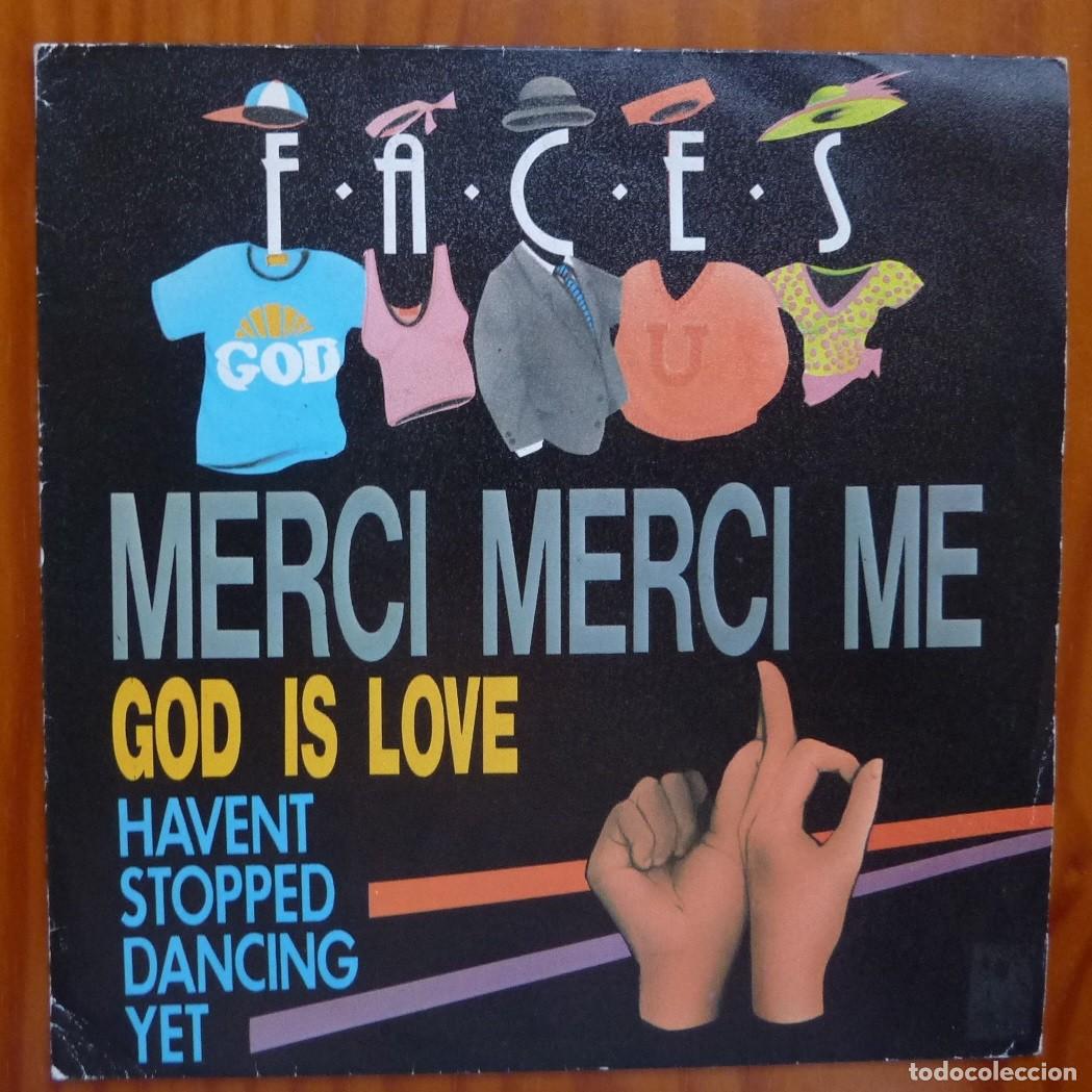 Discos de vinilo: FACES / MERCY MERCY ME+3 / 1987 / EP - Foto 1