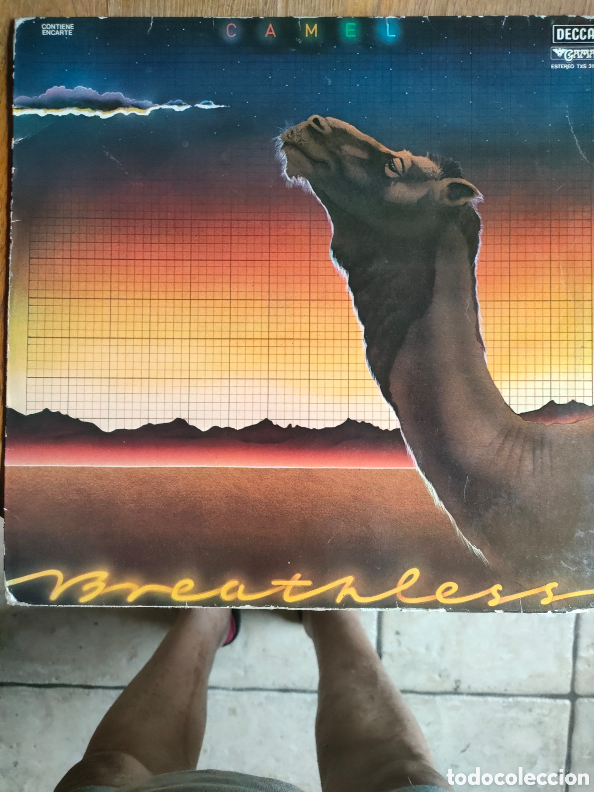 Discos de vinilo: Camel - Breathless - 1978 - Spain - Prog Rock - Foto 1