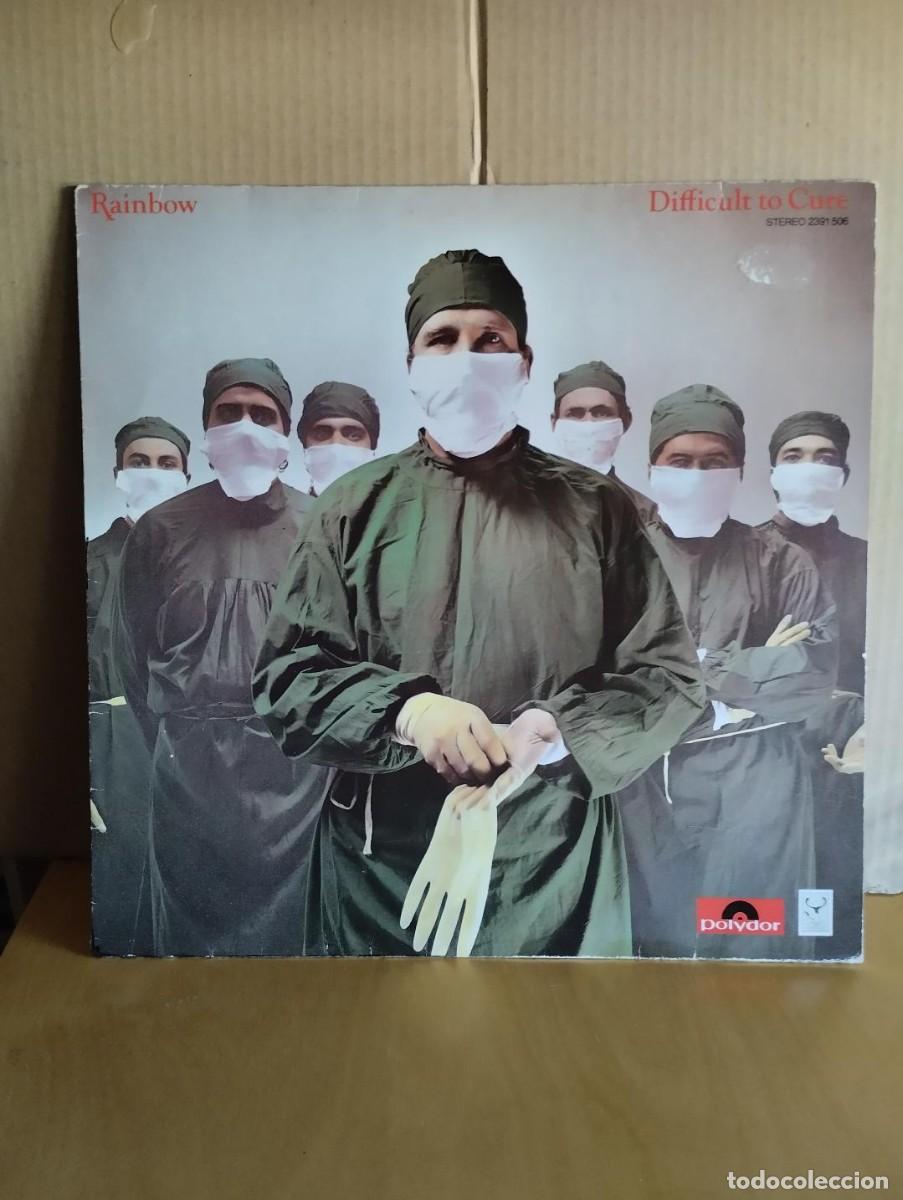 Discos de vinilo: RAINBOW ---- DIFFICULT TO CURE - Foto 1
