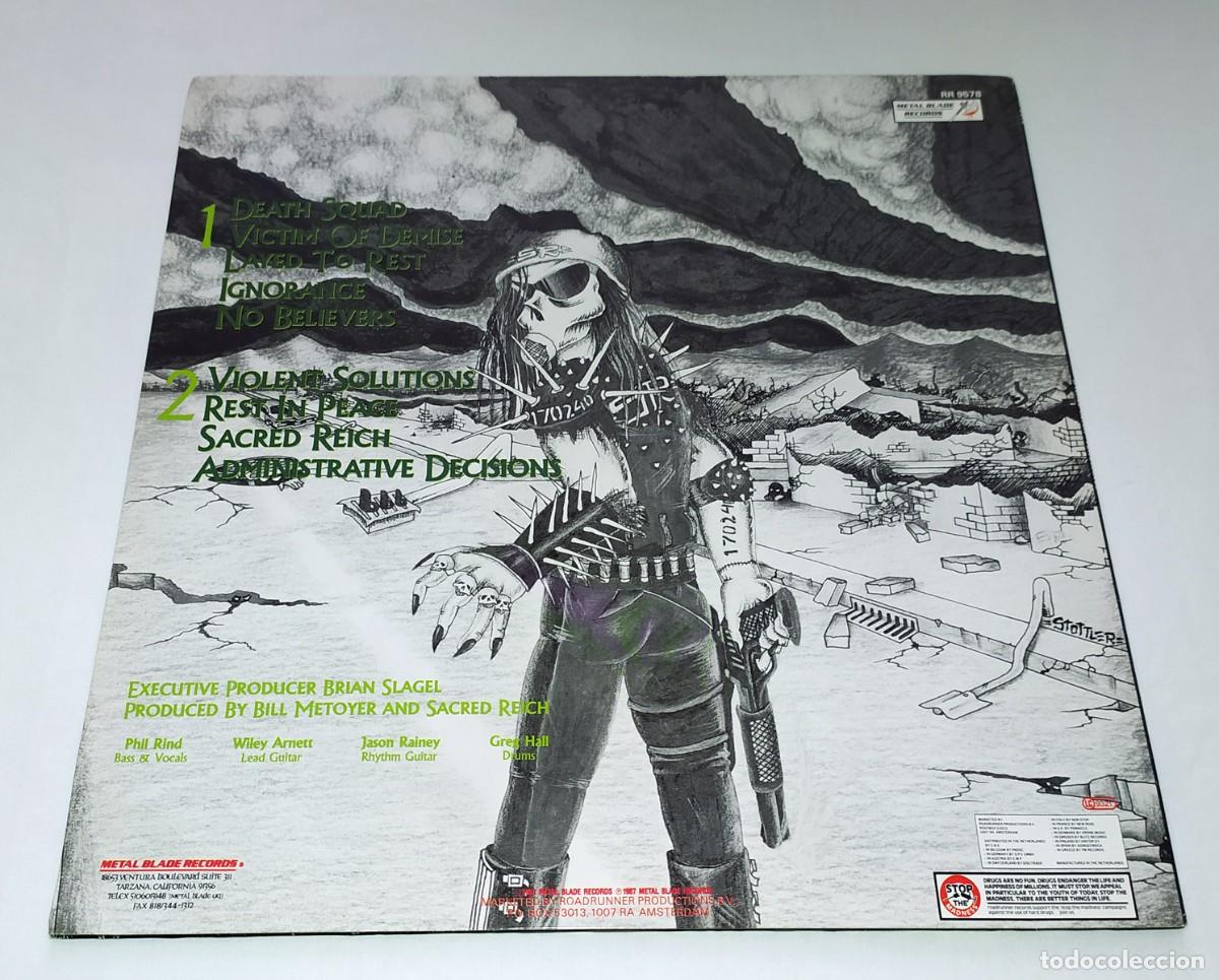 Discos de vinilo: LP SACRED REICH - IGNORANCE - Foto 2