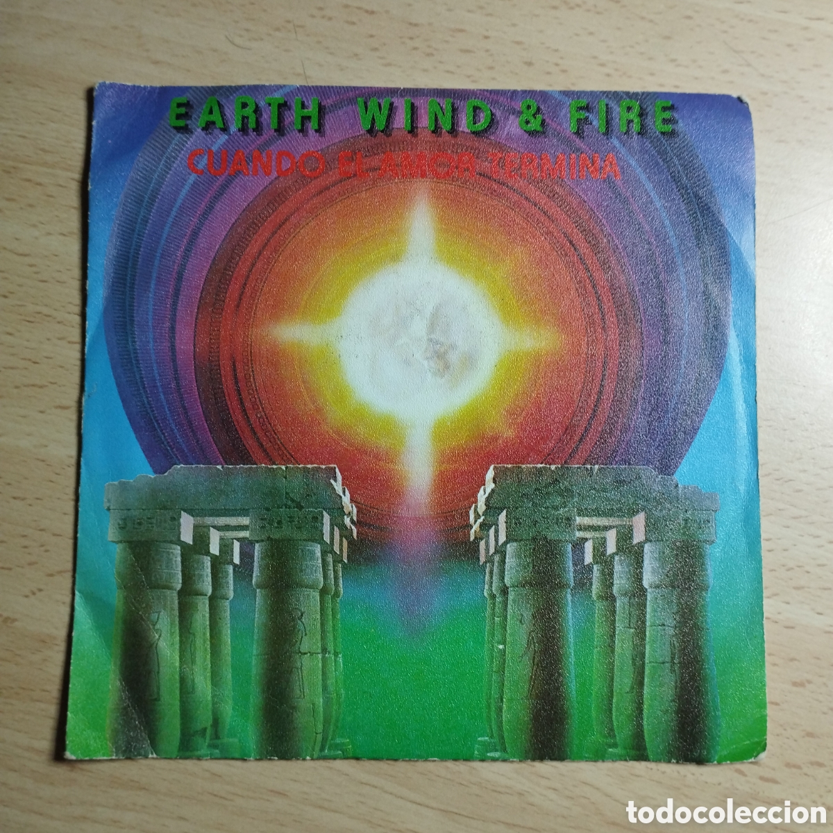 Discos de vinilo: Single 7&rdquo; Earth, Wind & Fire 1979 Cuando el amor termina. - Foto 1