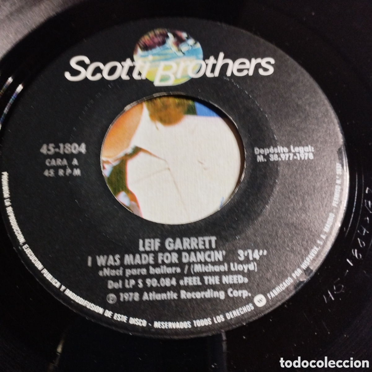 Discos de vinilo: Single 7&rdquo; Leif Garrett 1978 Naci para bailar. - Foto 3