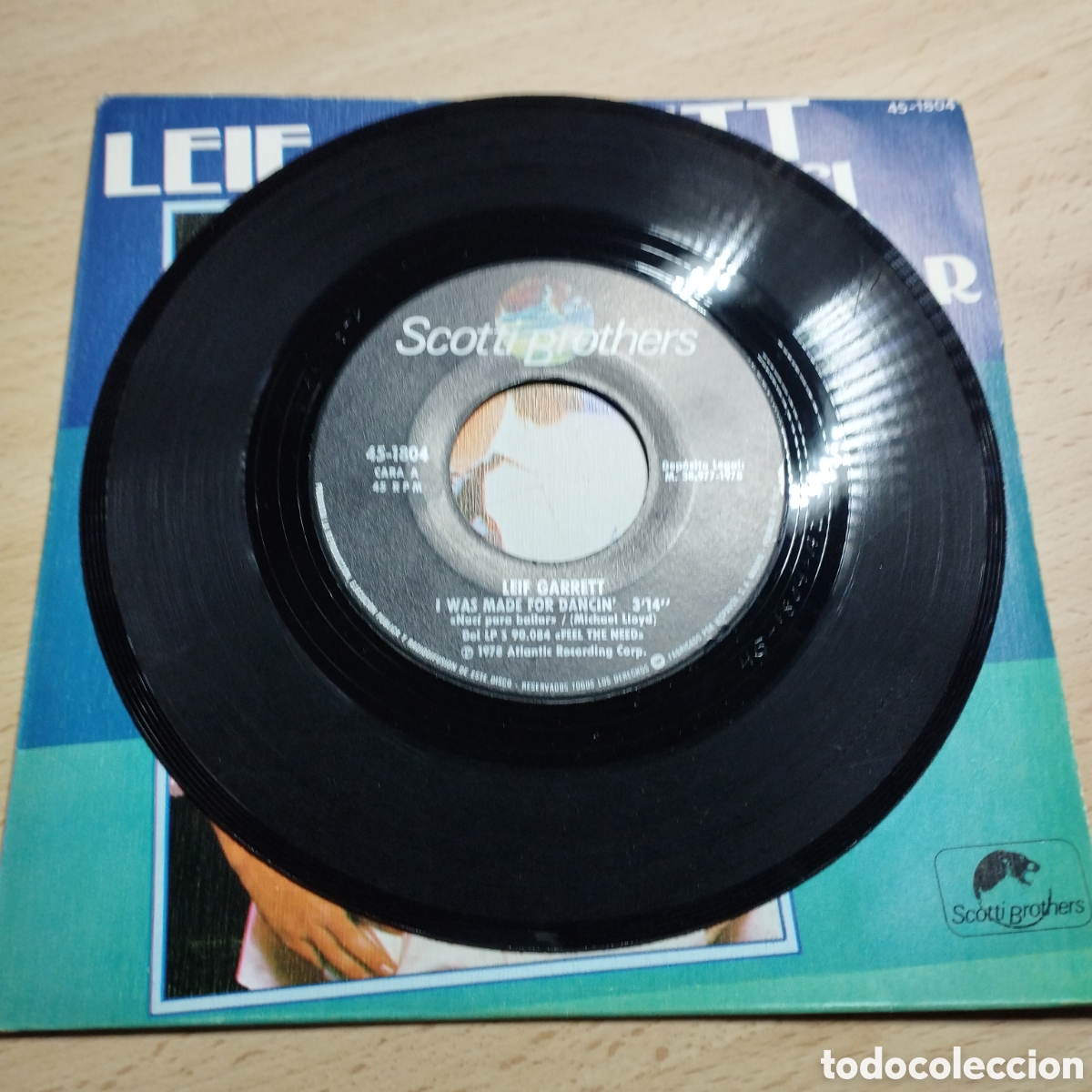 Discos de vinilo: Single 7&rdquo; Leif Garrett 1978 Naci para bailar. - Foto 4